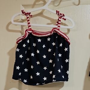 The Children's Place Navy Star Camisole with Red Straps